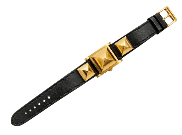 Hermès Médor - Montre en plaqué or